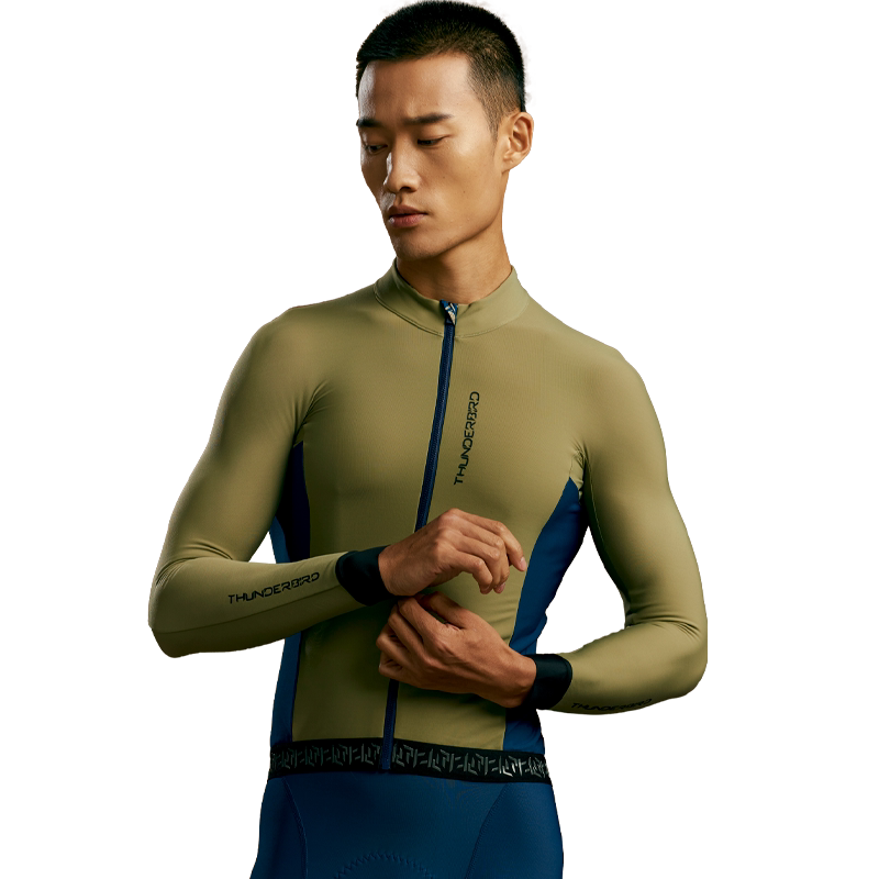Jakroo捷酷男士抓绒长袖高弹透气