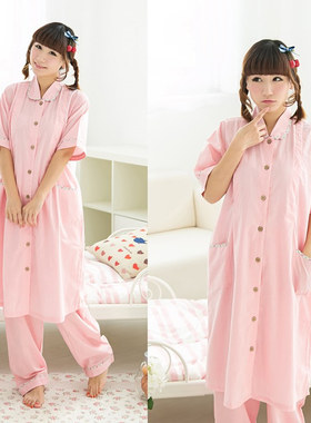 孕妇家居服短袖哺乳家居服套装