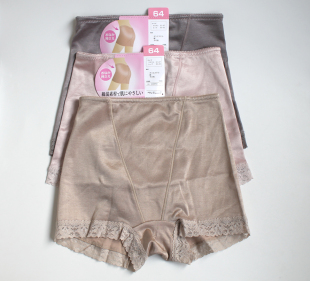 出口日本中腰平脚女式 打底裤 产后收腹提臀一分塑身裤 H510 内裤