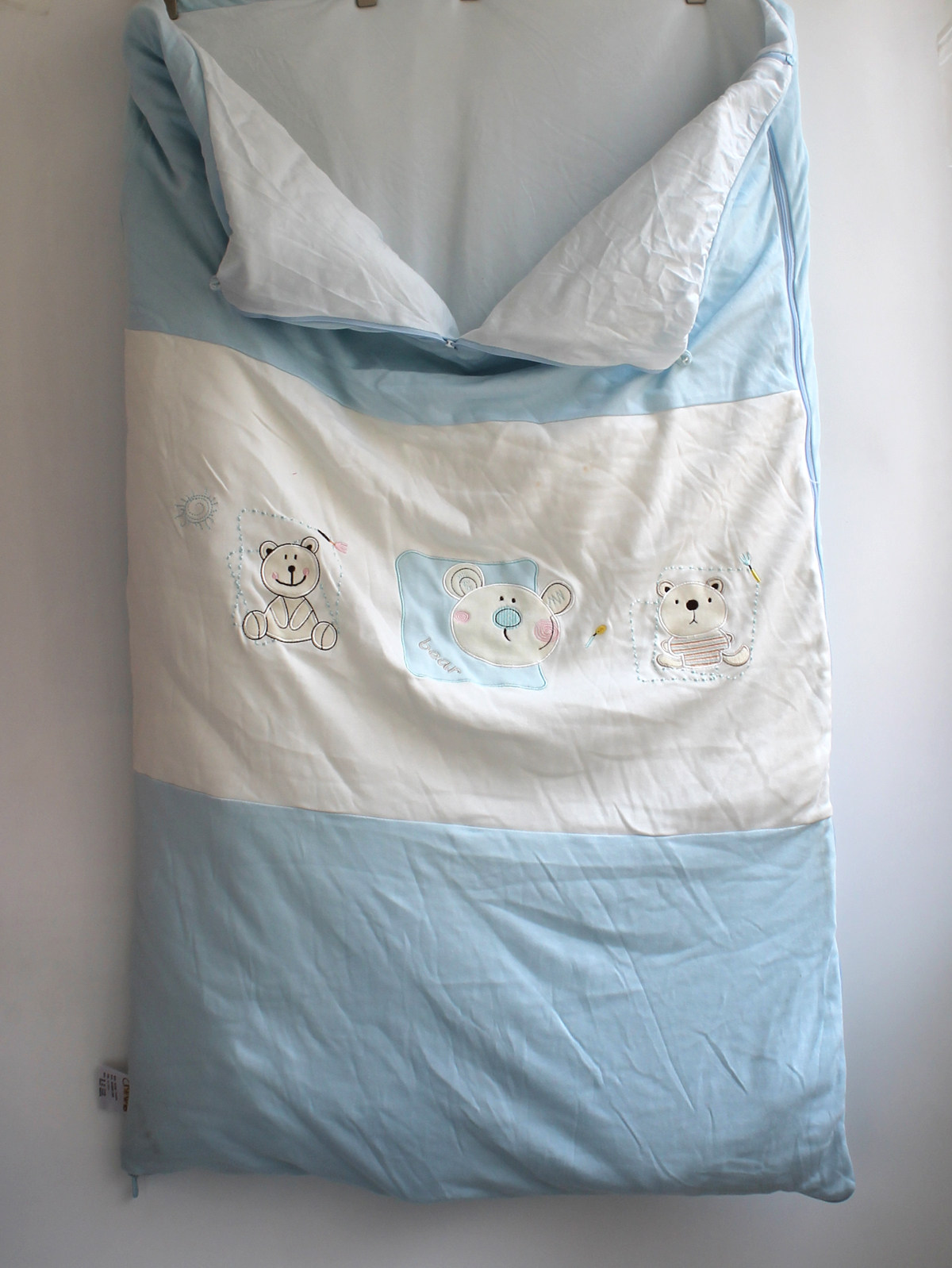 米家春夏婴幼儿防踢睡袋 侧拉链防踢被新生至4岁左右 K035