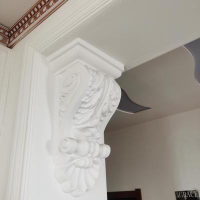 法式拱门石膏梁托中式欧式雕花装饰房梁拱形门头拱门门洞造型弧形