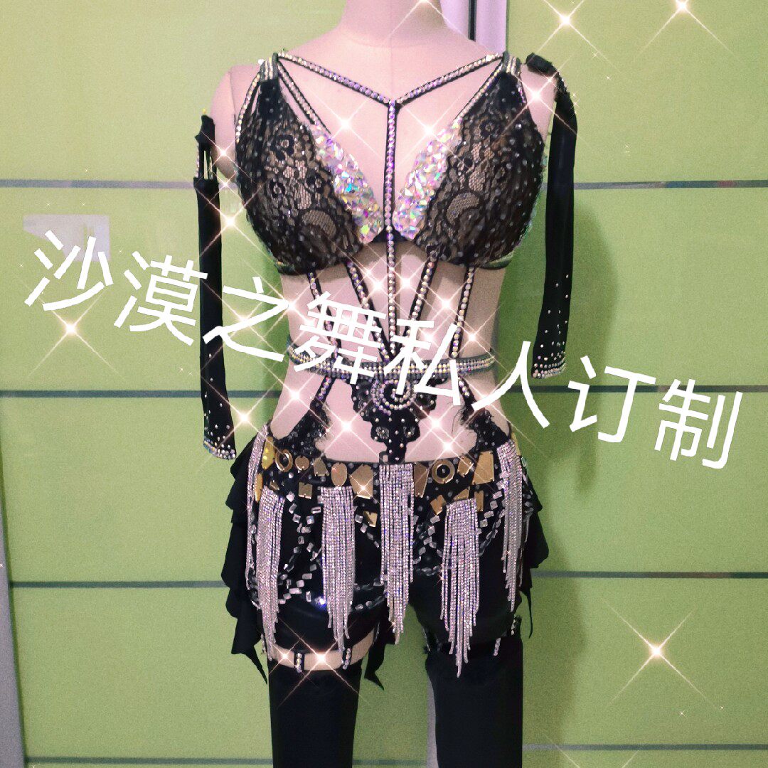 颜学丽老师原创原版演出服 肚皮舞表演服 沙漠之舞高级订制定做