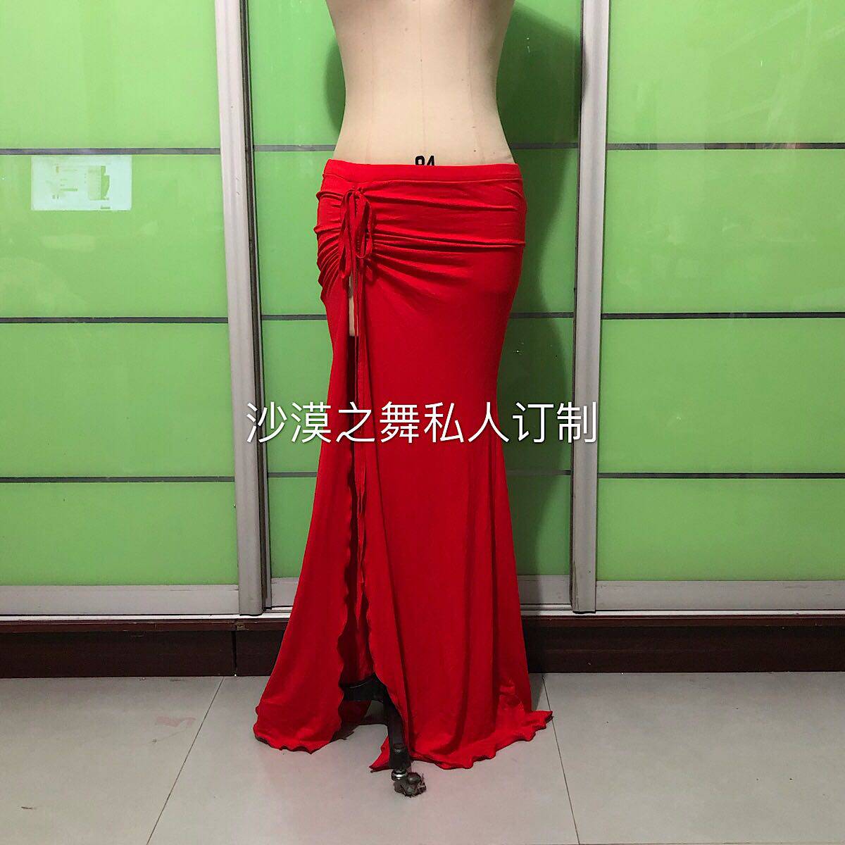 肚皮舞包臀鱼尾裙 练功服 练习服 沙漠之舞订制 颜学丽同款裙子
