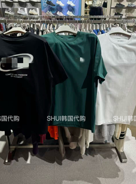 SHUI韩国直邮FL26新款男女同款休闲百搭短袖T恤上衣FS262RS01X021