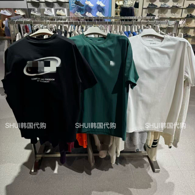 SHUI韩国直邮FL26新款男女同款休闲百搭短袖T恤上衣FS262RS01X021