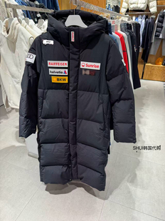 休闲联名长款 男款 鹅绒羽绒服外套SQ423SDJN1 D25新款 SHUI韩国代购