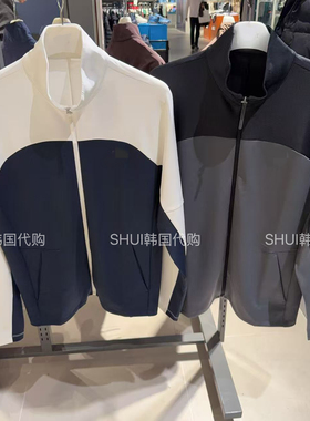 SHUI韩国直邮折扣春秋款男女同款百搭立领拼接外套FS2FTH1202U