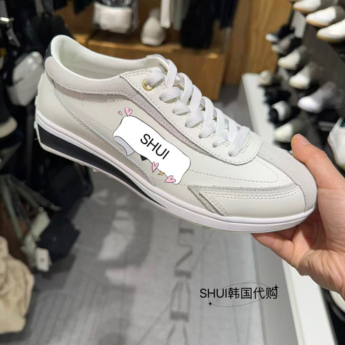 SHUI韩国直邮D男女同款小牛皮百搭运动鞋LCR71/LCR11女小男正
