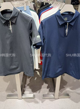 SHUI韩国直邮 新款男款休闲百搭速干POLO短袖T恤FS262TS02M001