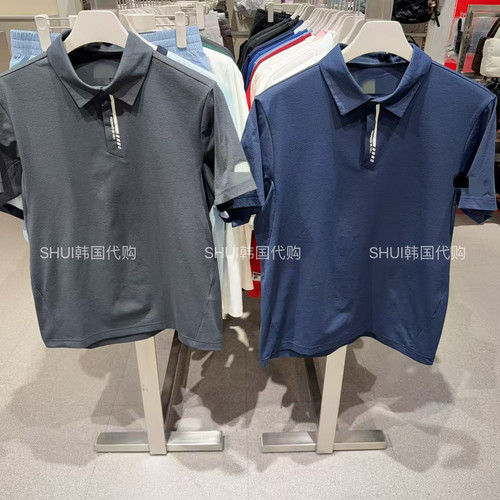 SHUI韩国直邮 新款男款休闲百搭速干POLO短袖T恤FS262TS02M001