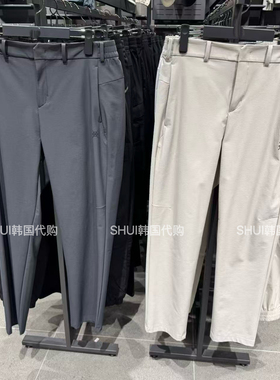 SHUI韩国代购D折扣秋季男款都市联名商务修身长裤西裤SP321DPT92