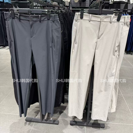 SHUI韩国代购D折扣秋季男款都市联名商务修身长裤西裤SP321DPT92