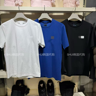 SHUI韩国直邮FL26新款男女同款休闲百搭短袖T恤上衣FS262RS01U009