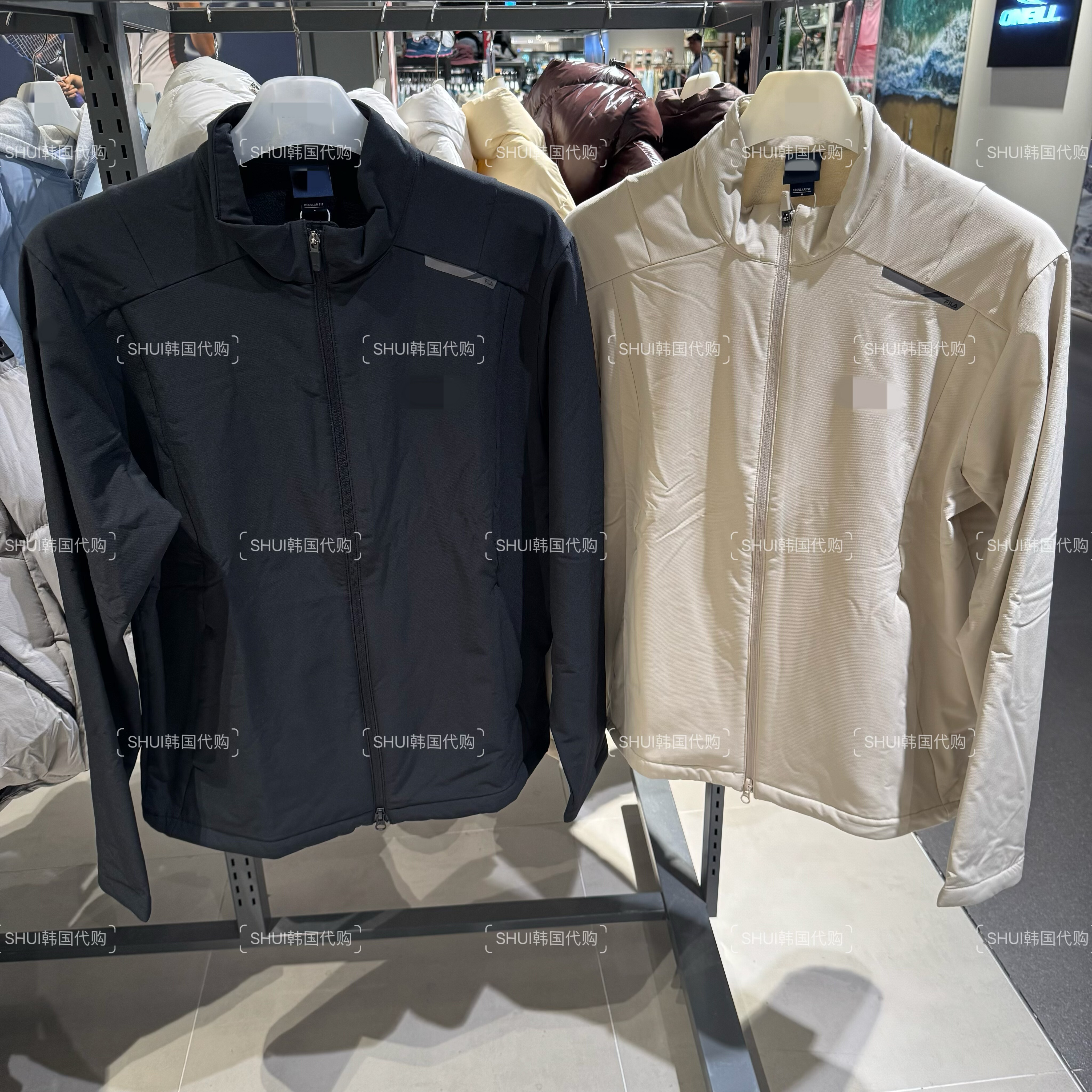 SHUI韩国代购FL折扣款男款薄绒款立领外套FS2JKG4201M不退不换