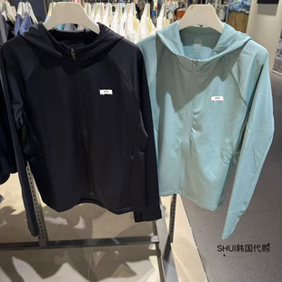 SHUI韩国代购 FL折扣休闲百搭春秋女百搭休闲连帽外套FS2FTG3252F
