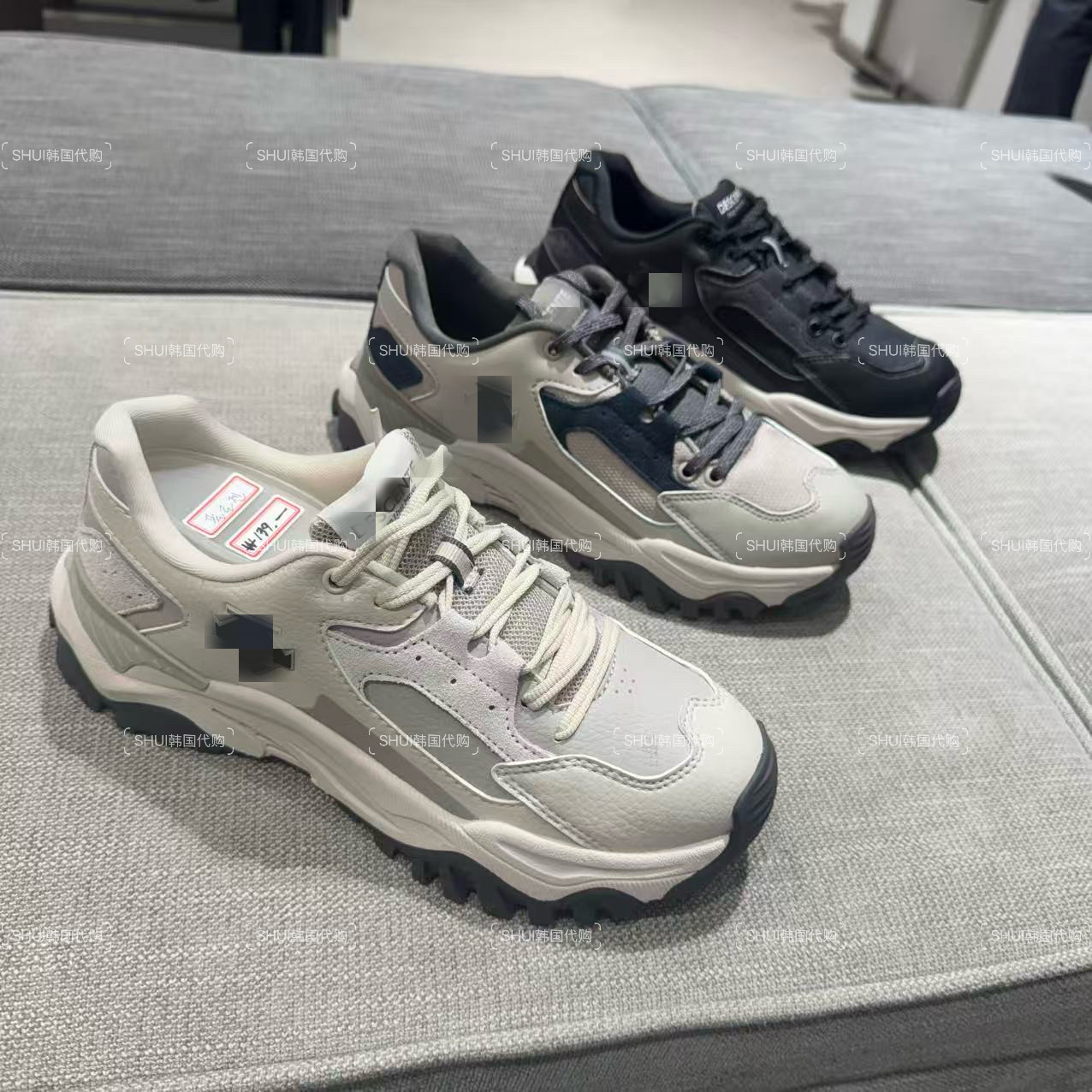 SHUI韩国代购D新款男女同款休闲百搭运动鞋SR123LCR28正码