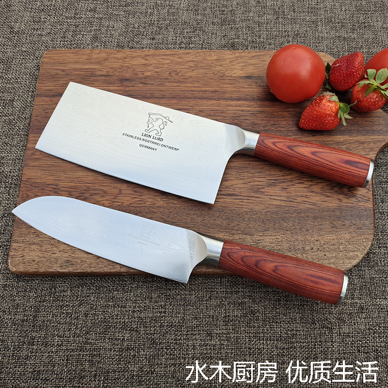 出口狮王不锈钢菜刀4cr13