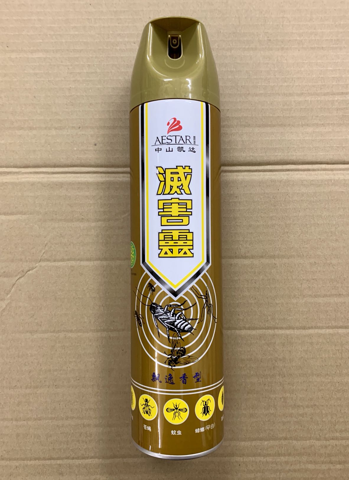 中山凯达灭害灵杀虫气雾剂600ml飘逸香型杀蚊杀蝇产品授权经销