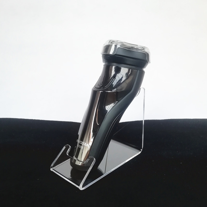 亚克力电动胡须刀展架 电子理发剪鼻毛器支架 电推子剃须刀展示架