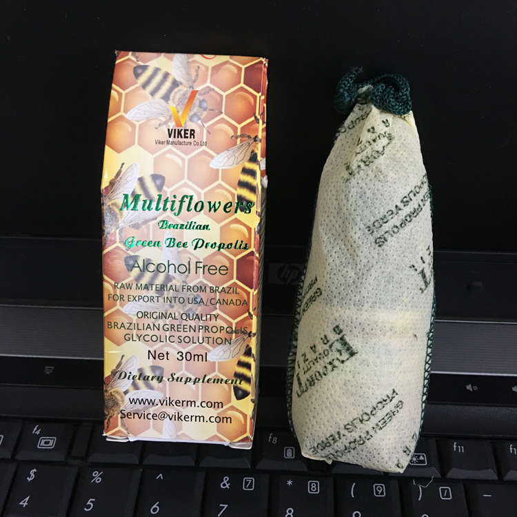 现货，加拿大进口万蜂牌巴西蜂胶 绿蜂胶滴剂30ml