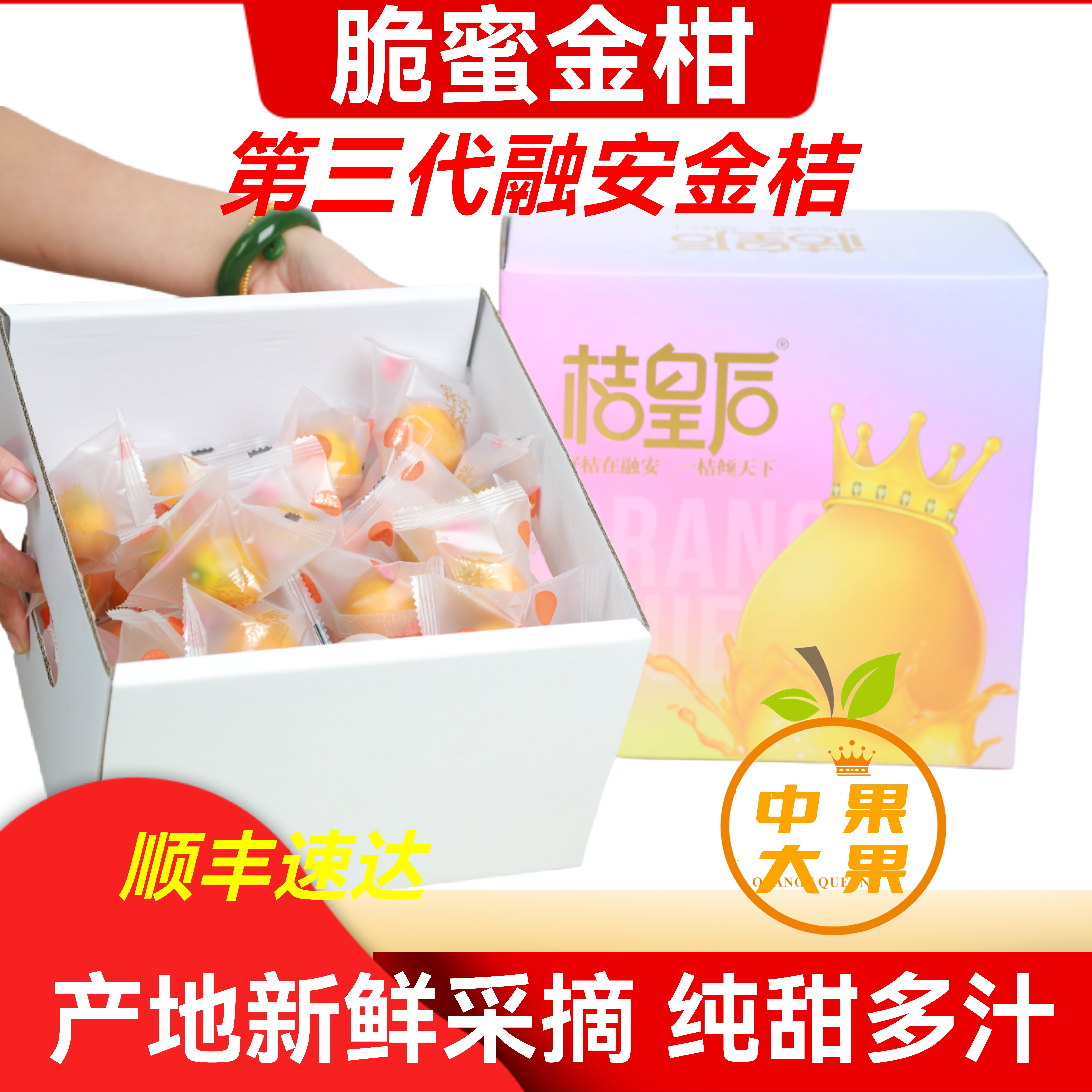 桔皇后广西融安金桔正宗第三代脆蜜金柑产地发糖果包礼盒包邮