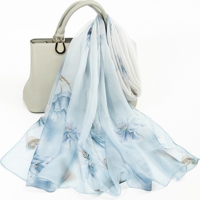 上海故事丝巾护颈女防晒纱巾2025新款桑蚕丝披肩夏季薄款高级感