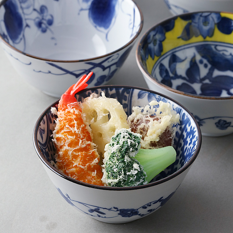 美浓烧日本进口陶瓷饭碗面碗汤碗米饭碗日式家用碗12cm