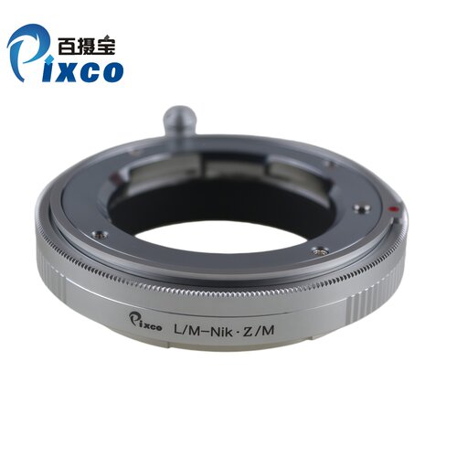 Pixco LM-Nikon Z转接环适用LeicaM镜转尼康Z口相机带锁紧复古型