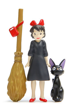 diy魔女宅急便黑猫吉吉造景公仔