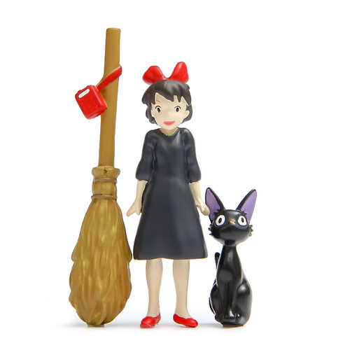 diy魔女宅急便黑猫吉吉造景公仔