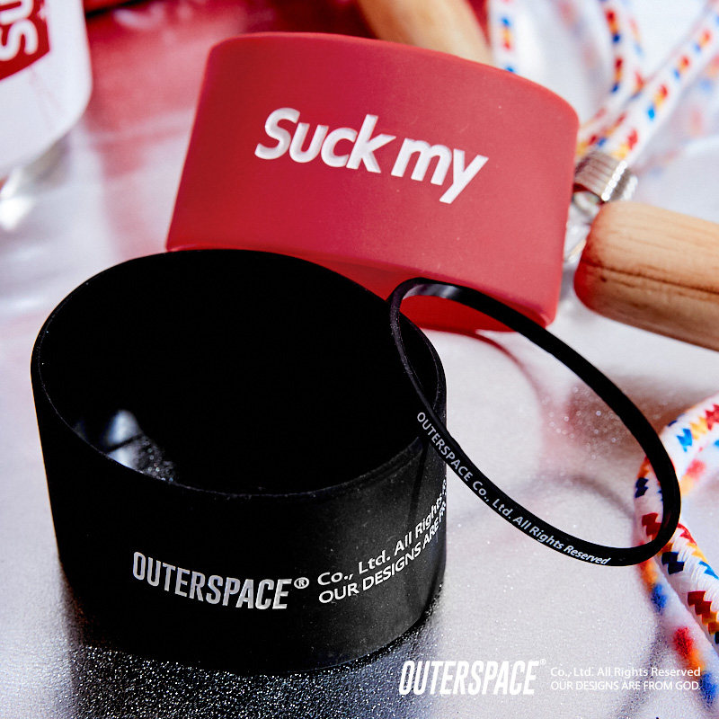【OUTERSPACE官方】经典标语手环/ SUCK MY时尚运动手环 街头潮流