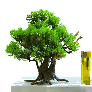 仿真微缩小古树3D打印模型手办DIY手工微景观建筑沙盘场景树室内