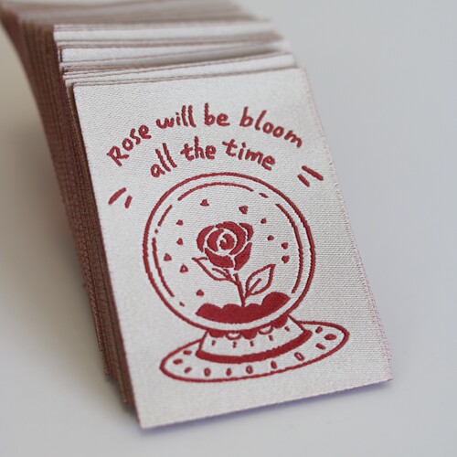 永绽 温柔小物集 商标布标织唛服装辅料订制定制手工配饰现货