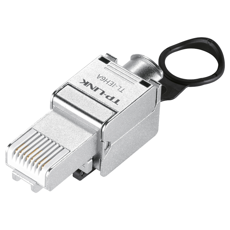 TP-LINK TL-EH621-100六类非屏蔽网络水晶头 普联超五类镀金镀镍RJ45网络家用千兆电脑监控连接器TL-EH5e-100