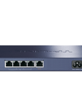 TP-Link  TL-SG1005PE 4口全千兆以太网PoE交换机48V模块poe供电 4个PoE千兆口+1千兆口