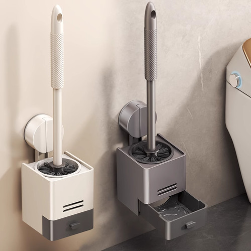 2026新款吸盘马桶刷家用无死角卫生间马桶刷壁挂套装厕所刷子神器