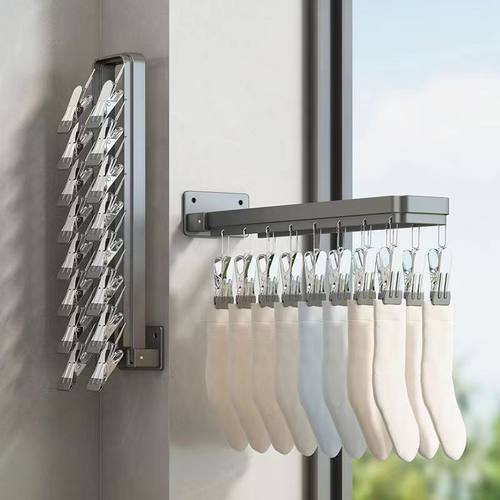 折叠晒袜子晾衣架阳台家用