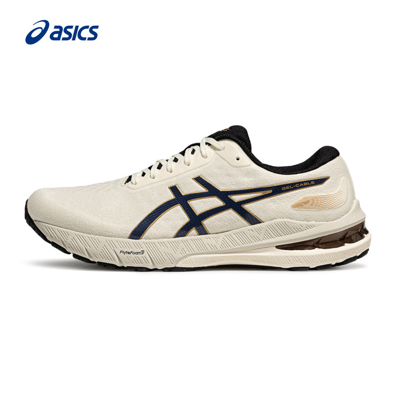 亚瑟士男子回弹耐磨透气跑步鞋