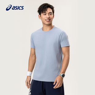 T恤轻量透气舒适运动短袖 ASICS亚瑟士新款 男子吸湿快干跑步短袖