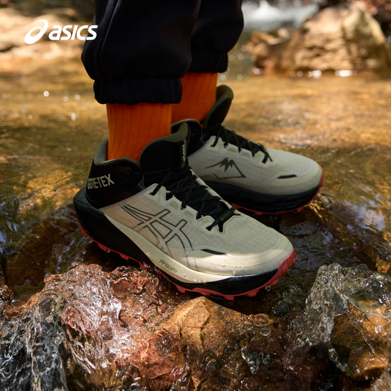 ASICS亚瑟士新款GEL-TRABUCO MT GTX女子户外缓震回弹越野跑鞋
