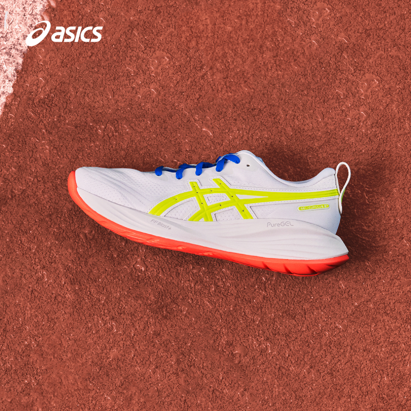 亚瑟士男子缓震回弹跑步鞋