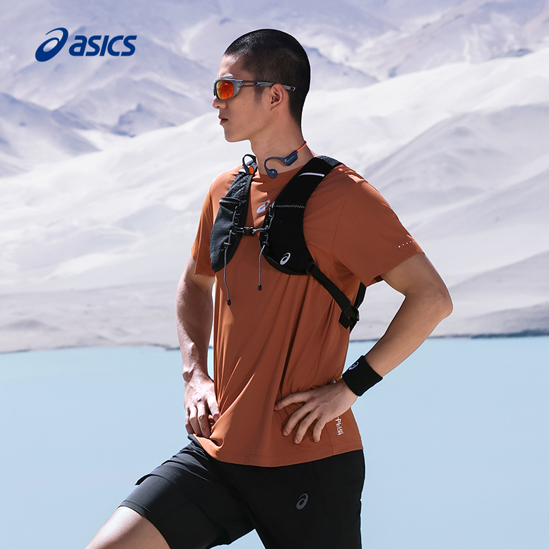 亚瑟士男子吸湿排汗T恤