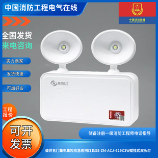 盛世名门集电集控应急照明灯具SS ACJ 629C3W壁挂式 双头灯