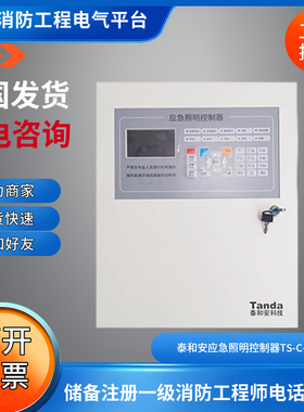 泰和安应急照明控制器TS-C-6000B壁挂主机照明电源箱应急集中电源