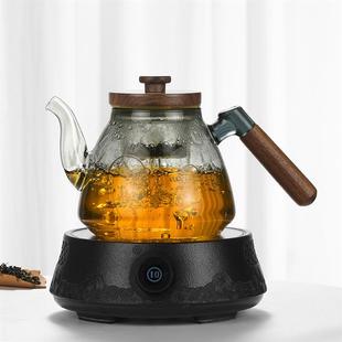 耐高温家用电陶炉围炉蒸煮茶器 玻璃煮茶壶茶水分离过滤泡茶壶套装