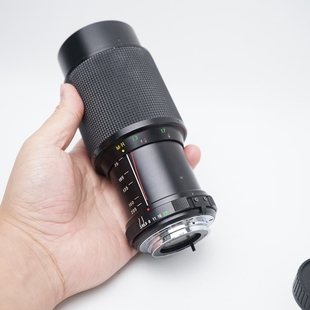 全金属长焦变焦镜头 MD口威达Vivitar f3.8 205mm 62mm大口径