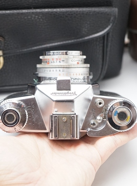 豪华版 德国福伦达bessamatic 50/2.8 35/3.4双镜头皮箱收藏机械