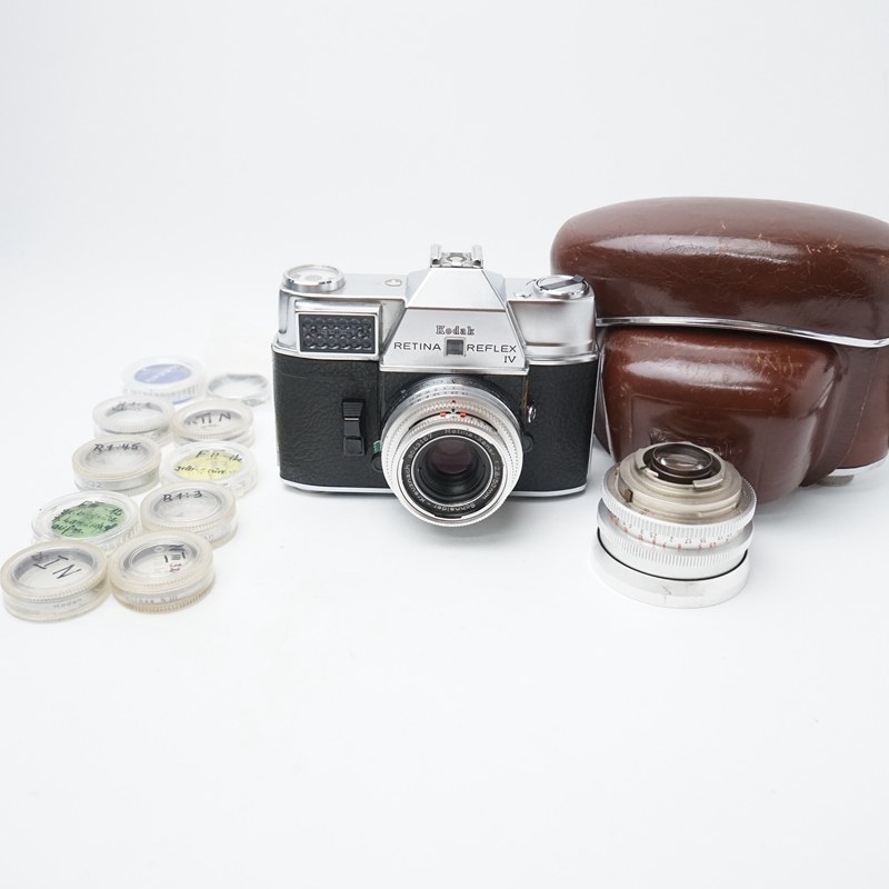 德国柯达kodak retina reflex iv dkl口50/1.9 2.8双镜头滤镜收藏