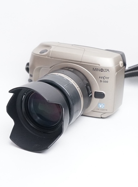 APS胶卷相机美能达MINOLTA VECTIS S-100 全自动单反香槟色收藏摆