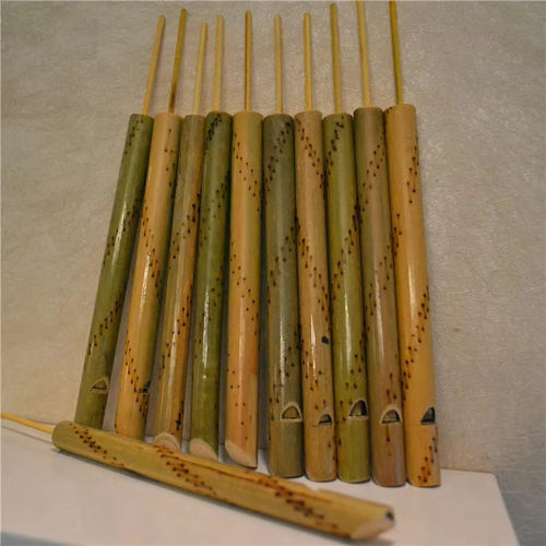 东南亚泰国手工艺竹制儿时哨子